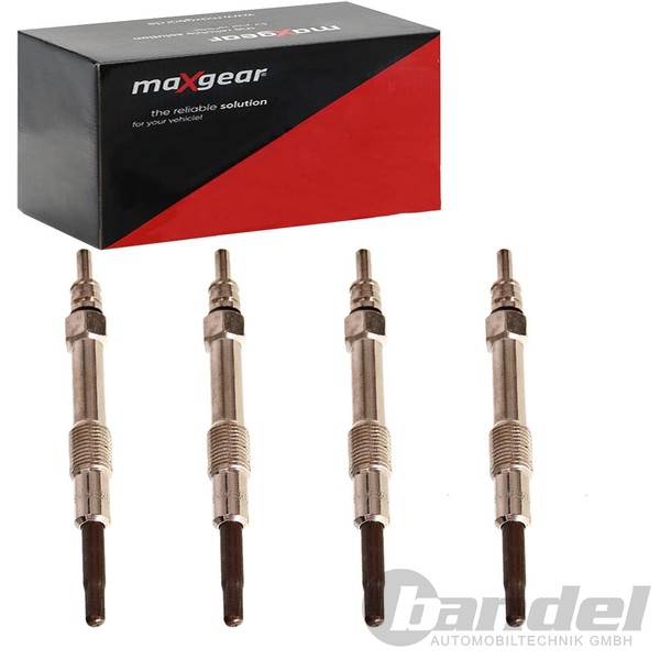 4X Maxgear GlÜHkerzen 66-0028 Passend FüR 4-ZYLINDER Alfa Romeo 145 146 147 156-image