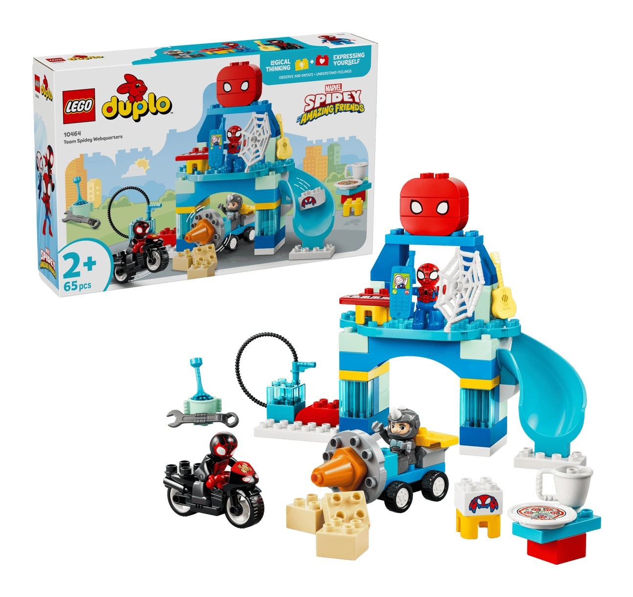 LEGO Webquarters del Team Spidey ( 65 pz ) DUPLO MARVEL 24m+ 10464 foto 3