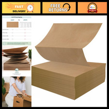 Brown Packing Paper Sheets for Moving Shipping - 1500 Count, 14.5"x11", Eco-Fr