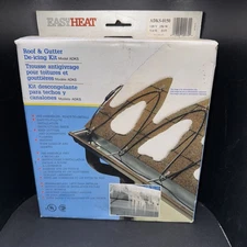 New Easy Heat ADKS-0150 30ft Roof and Gutter De-Icing Cable Snow Melt Winter Kit