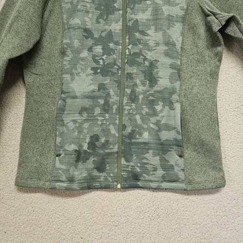 CALLAWAY WOMEN'S Full Zip GOLF JACKET Jungle Green Camo SZ XL - Picture 3 of 8