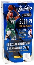 2020/21 PANINI ABSOLUTE MEMORABILIA BASKETBALL HOBBY BOX BLOWOUT CARDS