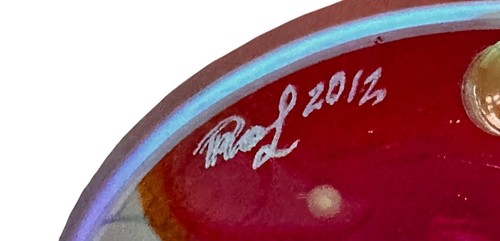 Robin Lehman Dragonfly Paperweight - Picture 2 of 4