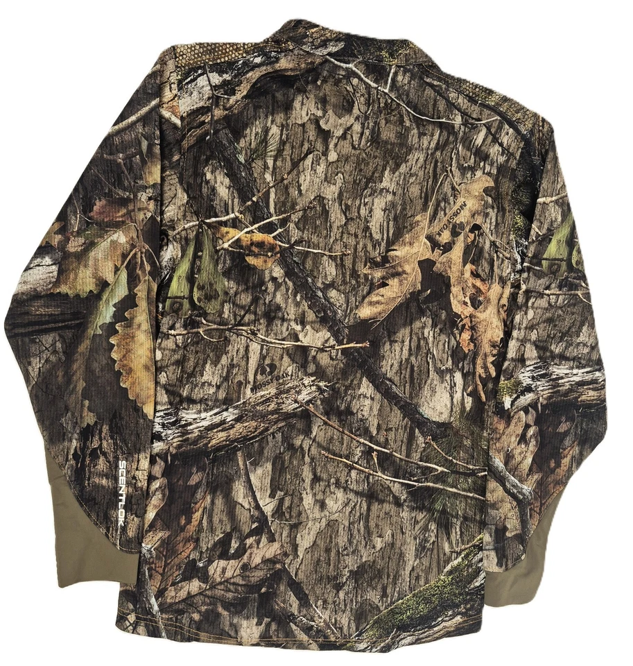 ScentLok Savanna Lightweight Camo Hunting Jacket Realtree Excape Mossy Oak Small - Image 3 of 4