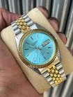 Vintage Seiko 5 Fluted bazel mens automatic watch day date