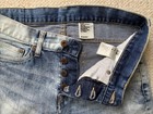 H&M Slim Light Wash Blue Denim Distressed Jeans Size 30/ 32 H And M — photo 4