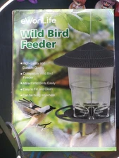 Wild Bird Feeders 2-Pack Plastic Can De Hung Anywhere