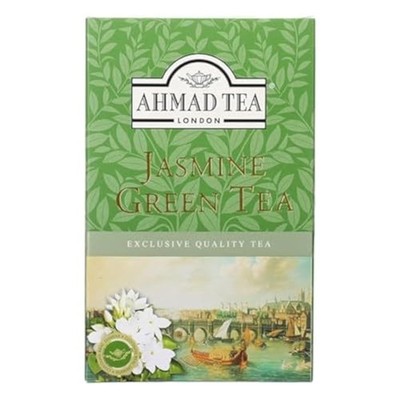 Ahmad Tea Loose Leaf, Jasmine Green Tea, Green Tea, 1 Packet of 100g Loose 