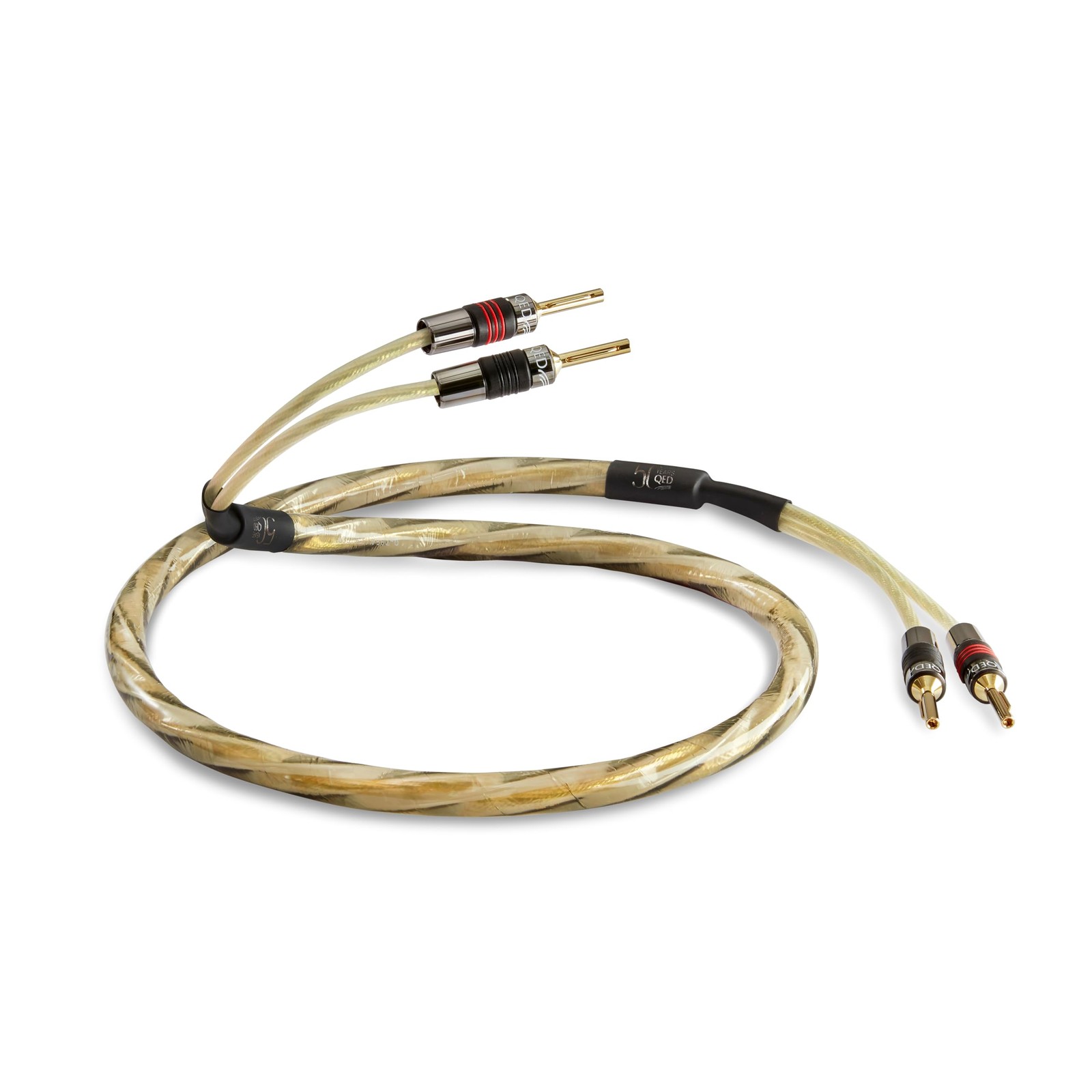 QED GAXT Pre-Terminated Speaker Cable – 2.5m Pair