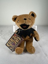 Vintage Grateful Dead Beanie Bear Uncle John Plush Liquid Blue New Brown Black
