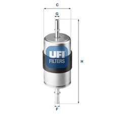 Kraftstofffilter UFI 31.944.00 Filtereinsatz für XC90 XC60 V60 VOLVO 2 246 256