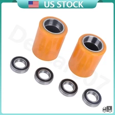 2 Pcs Load Wheel Kit For Hyster Model W45ZHD W45Z HD Pallet Jack GWK-W45ZHD-LW