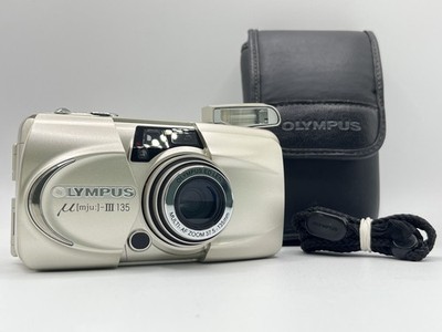*NEUWERTIG mit Etui* Olympus mju μ stylus III 135 analoge Kompaktkamera aus...