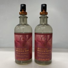 2 BATH  BODY WORKS Aromatherapy Renewing Meadow Walk Rose Magnolia Oil Mist