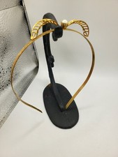 Vintage Headband Faux Pearl Gold Tone Headband JB1