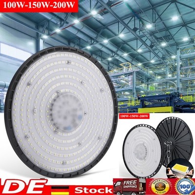 200WATT UFO LED Hallenbeleuchtung Deckenstrahler Werkstattleuchte Industrielampe