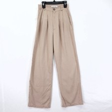 Reformation Mason Pleated Pants Size 0 Wide Leg Trouser 31"