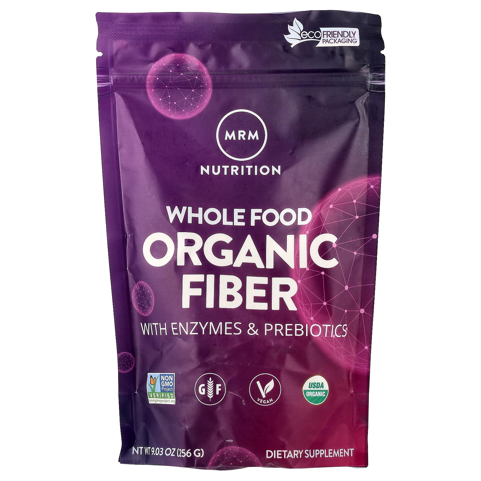 Whole Food, Organic Fiber with Enzymes and Prebiotics, 9.03 oz (256 g)