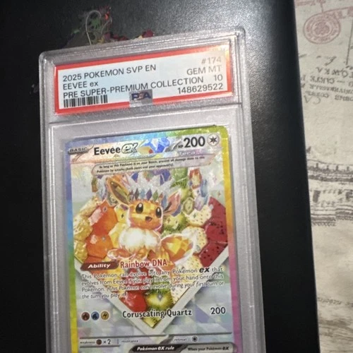 Pokémon Eevee ex 174 Scarlet & Violet Promo Holo EX PSA 10 Promo Card