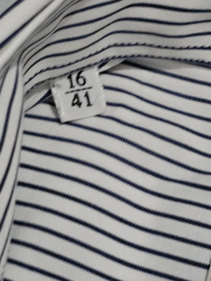 Camicia sartoriale uomo Ingram taglia 16/41 con iniziali ricamate - Immagine 4 di 4