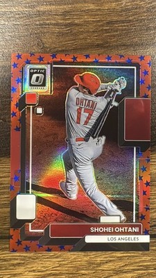 Shohei Ohtani 2022 Panini Donruss Optic 20/25 Liberty Prizm LA Angels / Dodgers