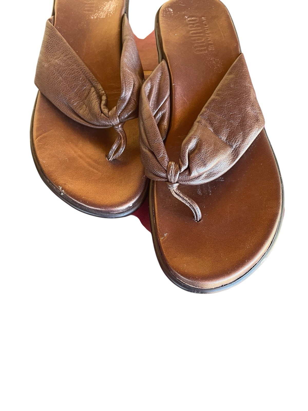 APL Sandali Munro marroni 7 infradito infradito infradito tacco basso