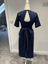 Navy Maternity Dress Occasion Smart 12