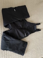 Arctix Youth Black Snow Pants Overalls Bib Kids Size Large 111478 3K