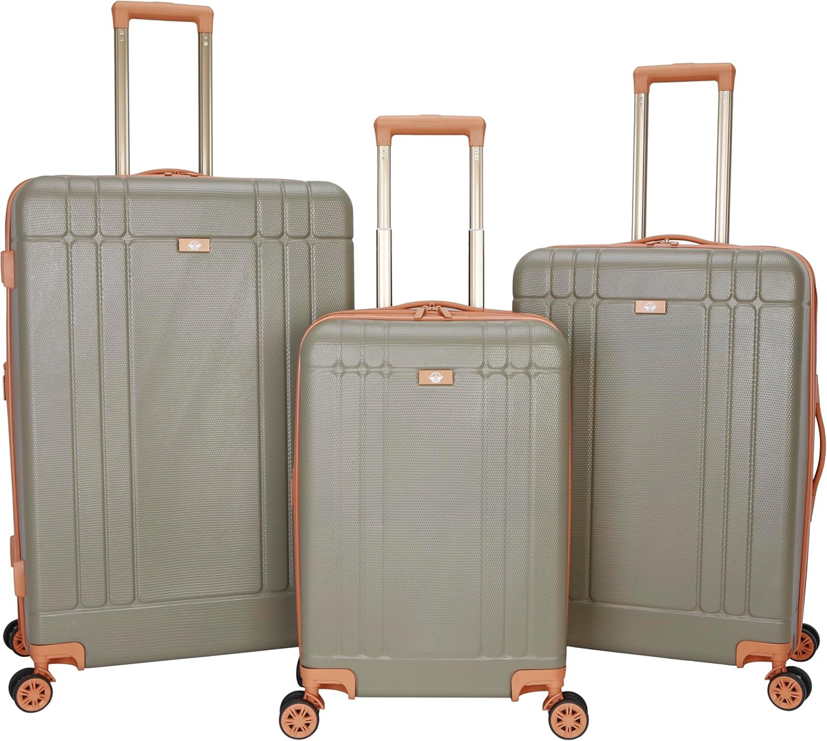 Timberwolf 3-Piece Expandable 8-Wheel Spinner Luggage Set by
