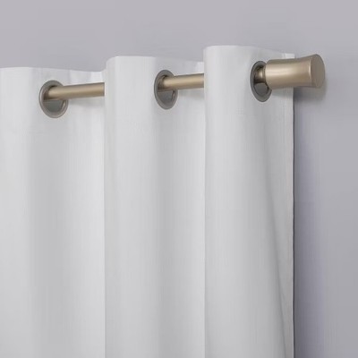 Sun Zero 40x84'' Blackout Harper Bright Vibes Grommet Curtain Panel White*#