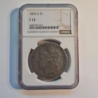 1892-S Morgan Silver Dollar $1 NGC F12 San Francisco Business Strike Silver