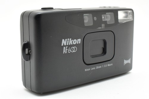 *N Como Nuevo* Nikon AF600 Panorama Negro 35 mm Cámara fotográfica 28 mm F/3,5 Lente macro Japón - Imagen 8 de 17