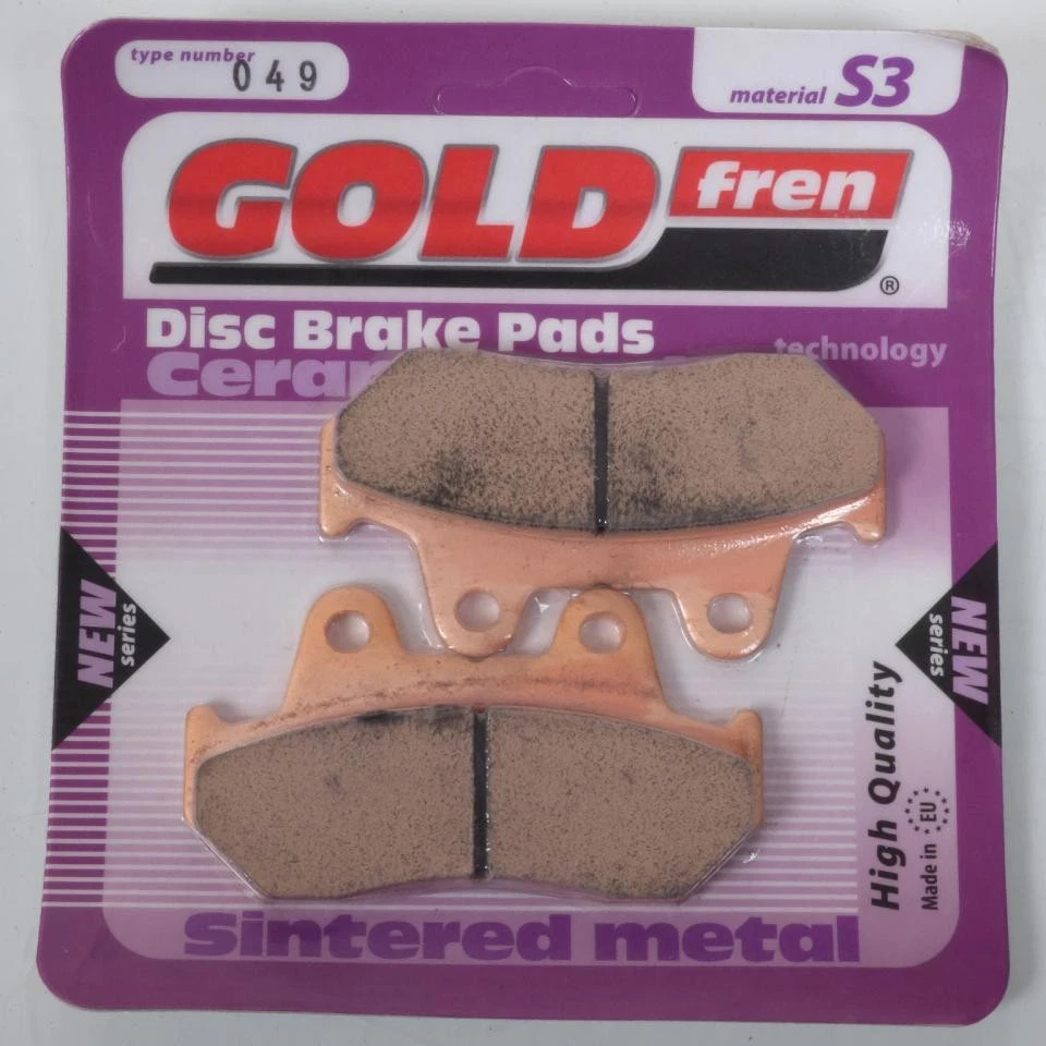 Plaquette de frein Gold Fren pour Moto Honda 1100 Gl D Gold Wing 1982 à 1983 AVG - Photo 1/2