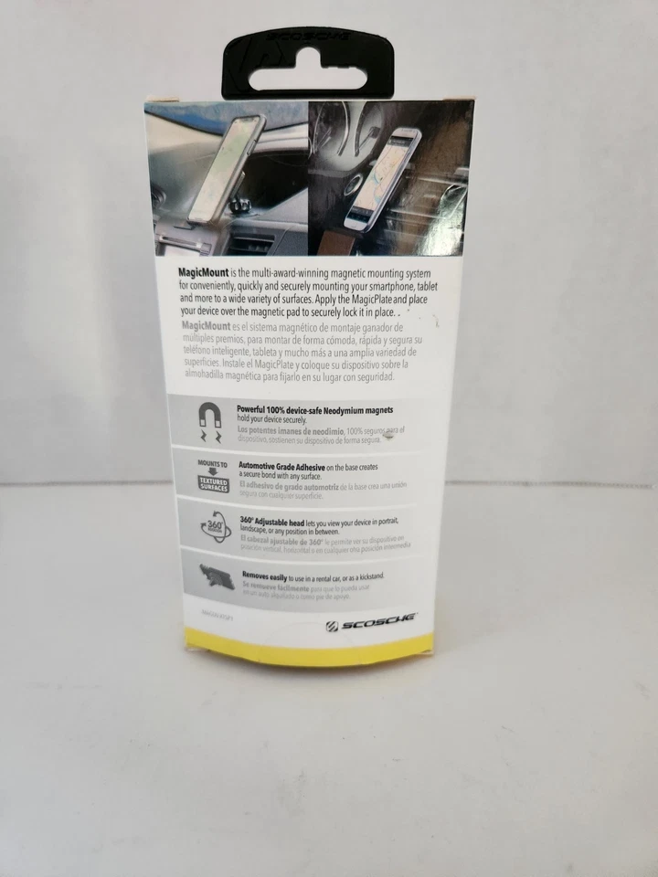 Scosche MagicMount Pro Magnetic Dash Mount -  Black/Silver - Image 3 of 4