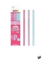 tonbo Pencil Pencil ippo. Extra Hassle-Free Pencil 4B Plain Pink KB – kpw04 – 4B
