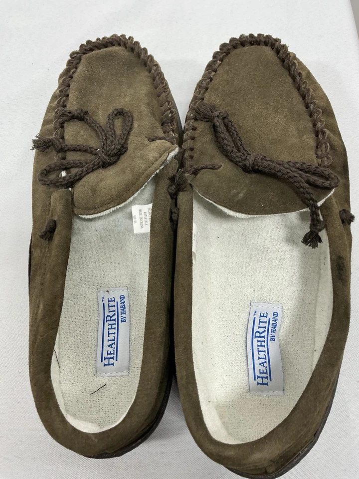 Zapato/zapatillas mocasín marrón Health Rite By Haband 13 D para hombre nuevas sin etiquetas Foto 4 de 4