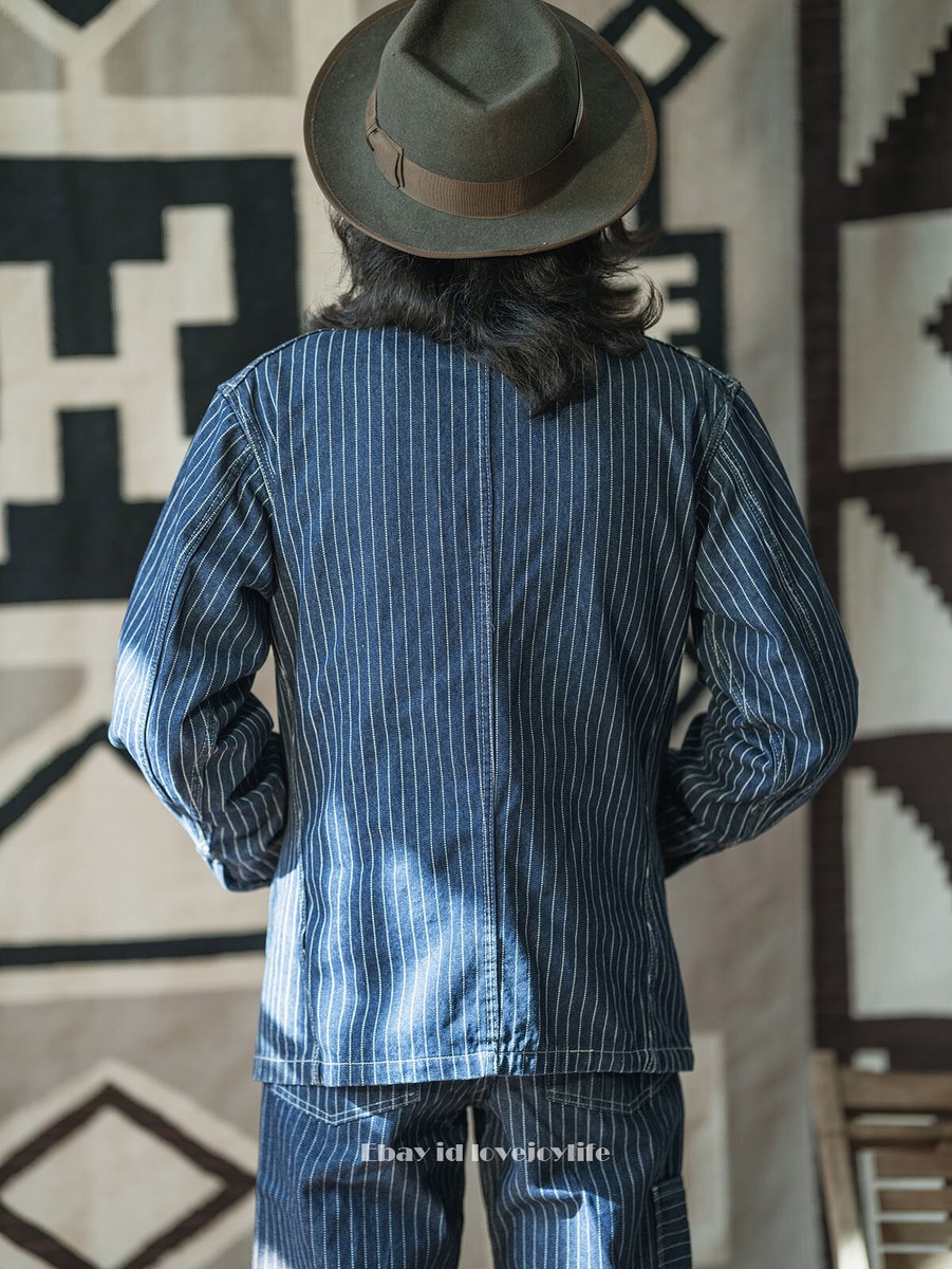 ジャケット・アウター Ironall Lot K470 Wabash Stripe Jacket 38 Ironall Lot K470 Wabash Stripe Jacket 38