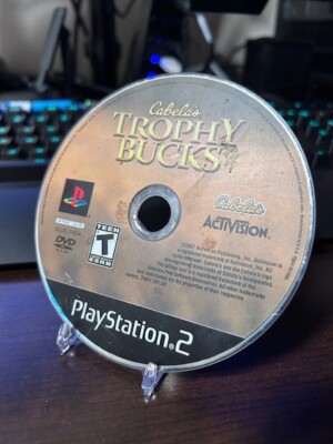 Cabela's Trophy Bucks PS2 PlayStation 2 Disc ONLY Scratched TESTED Working