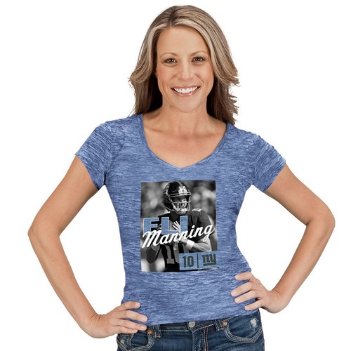($32) New York Giants ELI MANNING nfl Jersey Shirt Adult WOMENS/WOMEN'S (L-LARGE - Picture 3 of 3