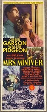 MRS MINIVER ‘42 GREER GARSON WALTER PIDGEON ROLLED INSERT ULTRA RARE