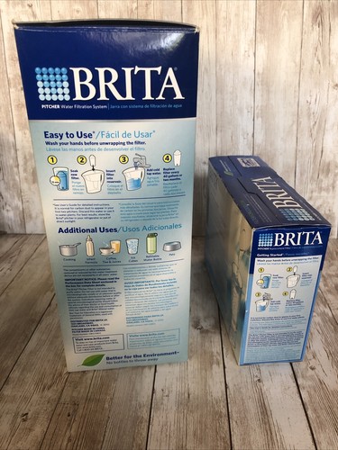 Brita Water Filter Pitcher 5 Cup Capacity Slim Model + 3 Extra Filters - Picture 9 of 11