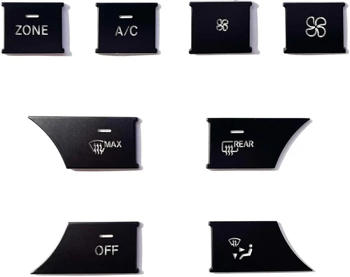 8x Black Climate Fan AC Control Button Covers Fits 13-15 X204 GLK350 GLK250 #A
