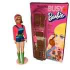 Vintage 1971 Talking Busy Barbie With Original Box And All Accessories