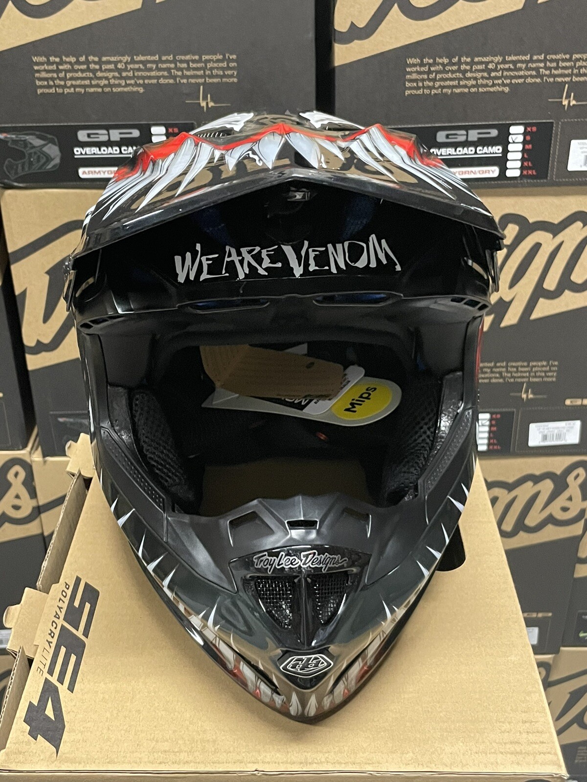 Troy Lee SE 4 Polyacrylite Venom Black 10932300 eBay