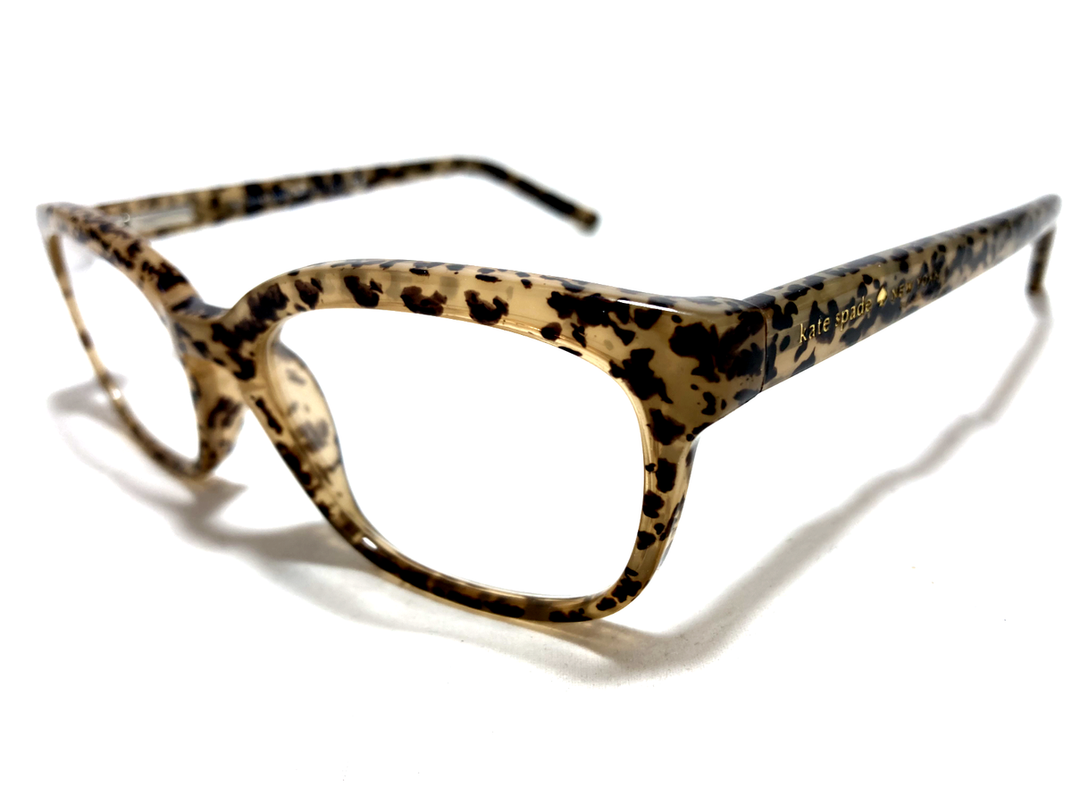 Kate Spade New York TABBY/O Black & Tortoise Reading Glasses +1.00 w/ Case Kate Spade TABBY/O Cateye Reading Glasses in Beige Crystal  main image 2