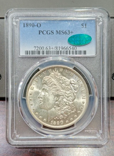 1890-O Morgan Dollar - MS-63+ - PCGS/CAC - Highly Lustrous