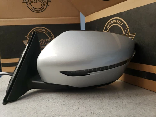 NEW SILVER Mirror fits Nissan Rogue 17-20 Side Left Driver Side Heated w/Signal