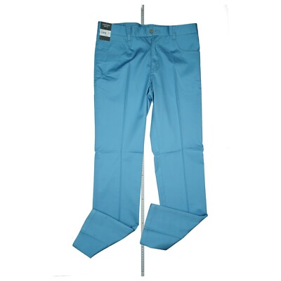 Sarar Men Premium Cotton Chino Summer Thin Pants Slim Fit 50 W34 L34 Blue NEW