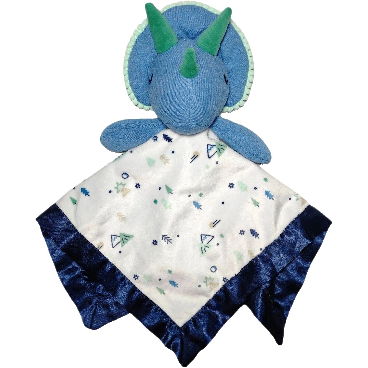 Satin Dinosaurs Nursery Security Blankets