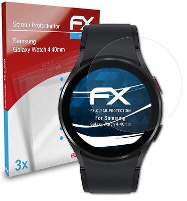 atFoliX 3x Pellicola Protettiva per Samsung Galaxy Watch 40mm